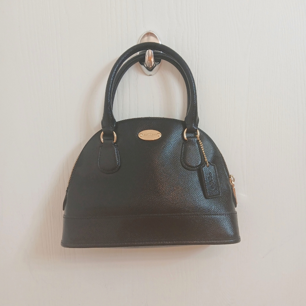 Coach Mini Cora Dome Satchel, Handbag.